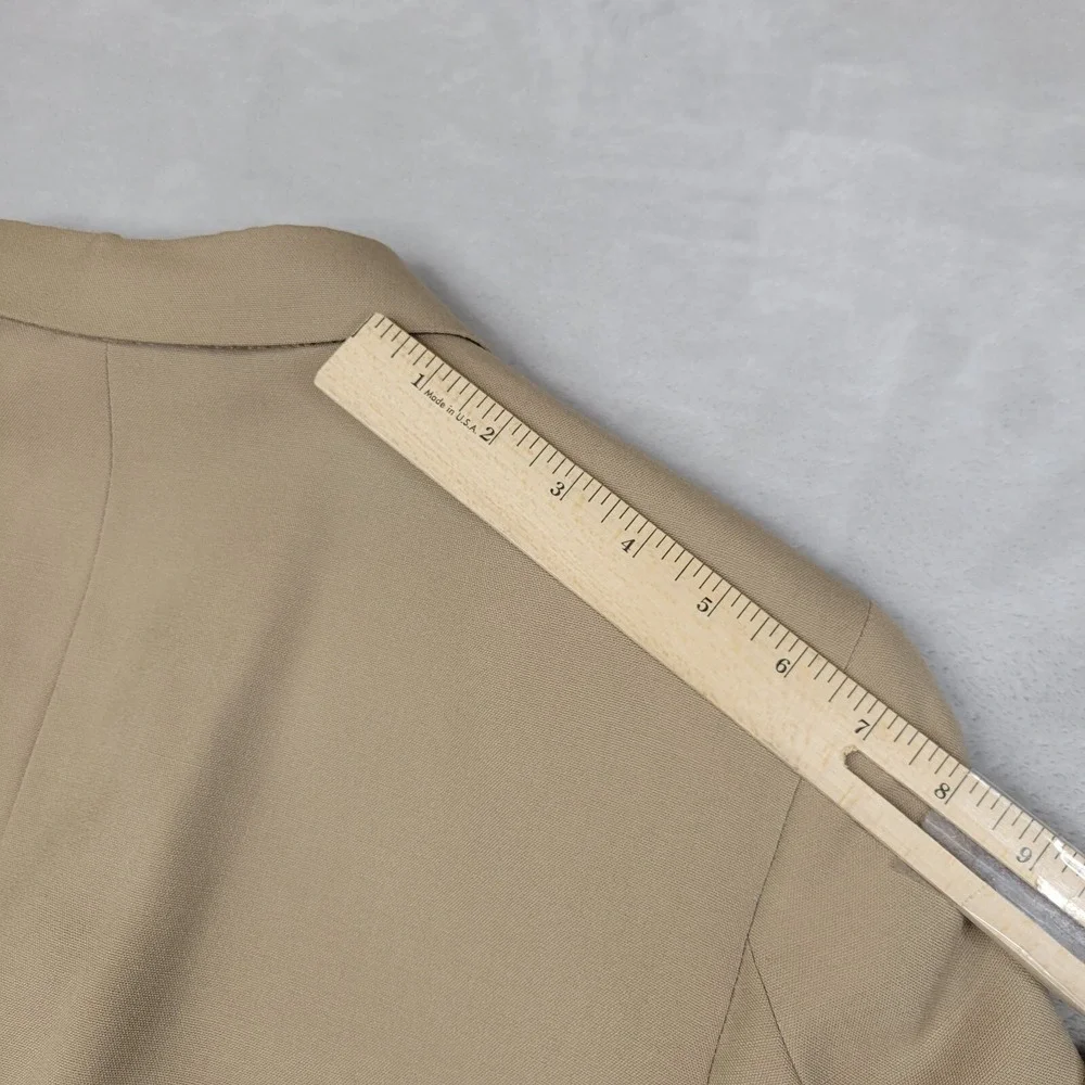 Hickey Freeman Suit Men 40 Long Wool Jacket Sport Coat Blazer Boardroom Union US